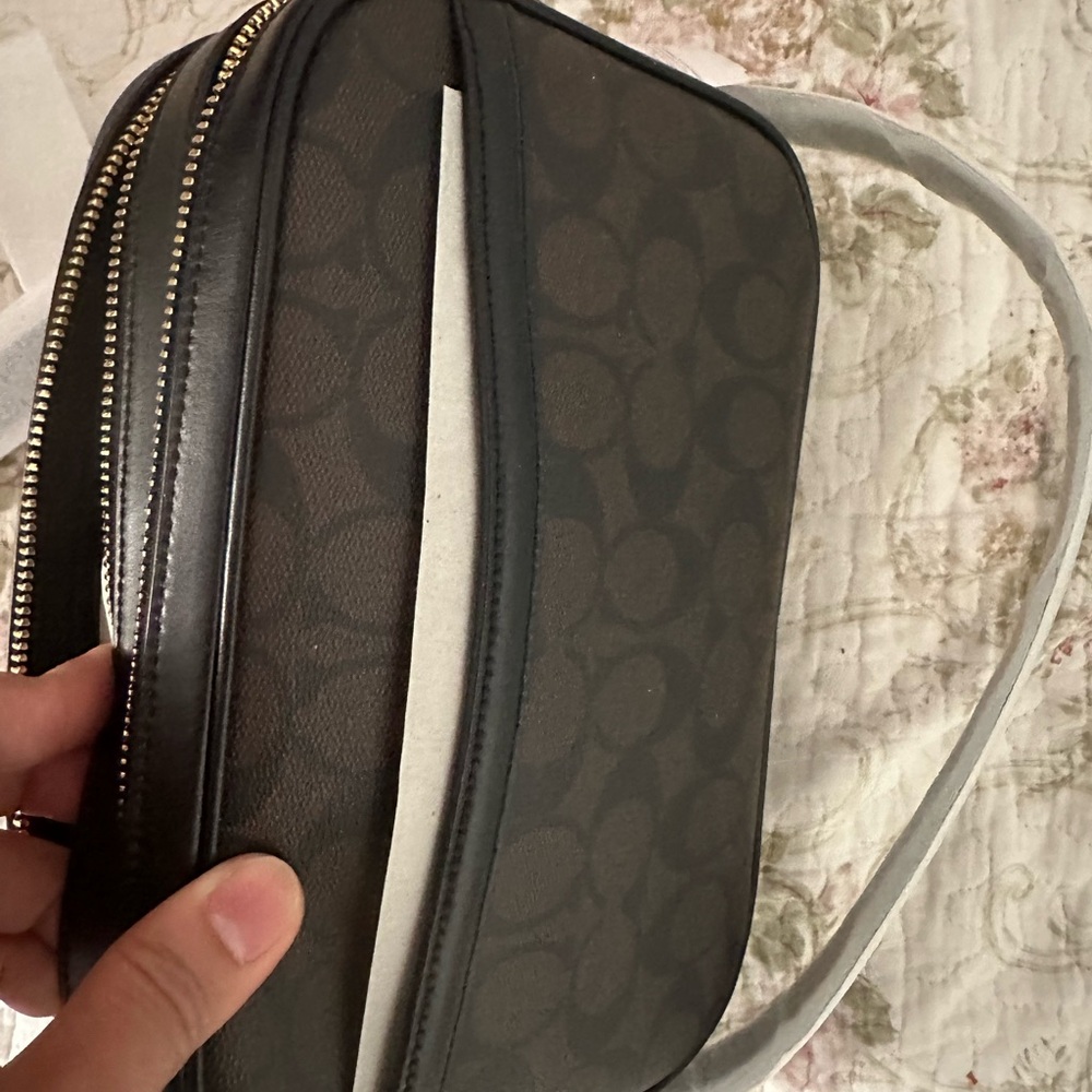 Coach Men's Brown Crossbody Bag - Picture 3 of 6